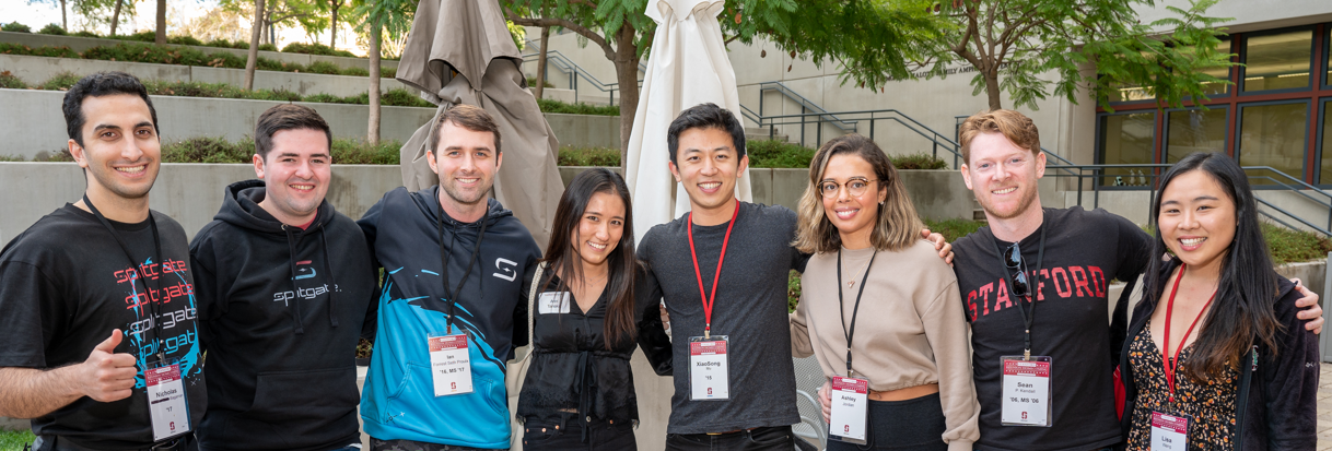 Alumni at Stanford Engineering Reception 2021
