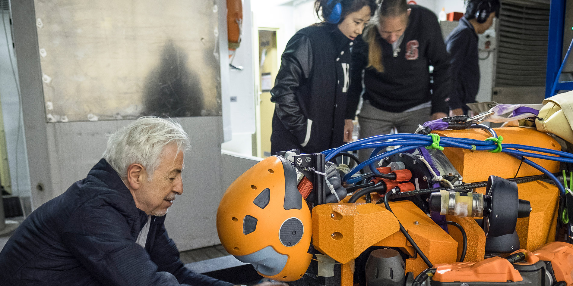 
The OceanOne robot that can dive and recover objects at depths where humans can’t operate. | Image courtesy of Frederic Osada and Teddy Seguin/DRASSM