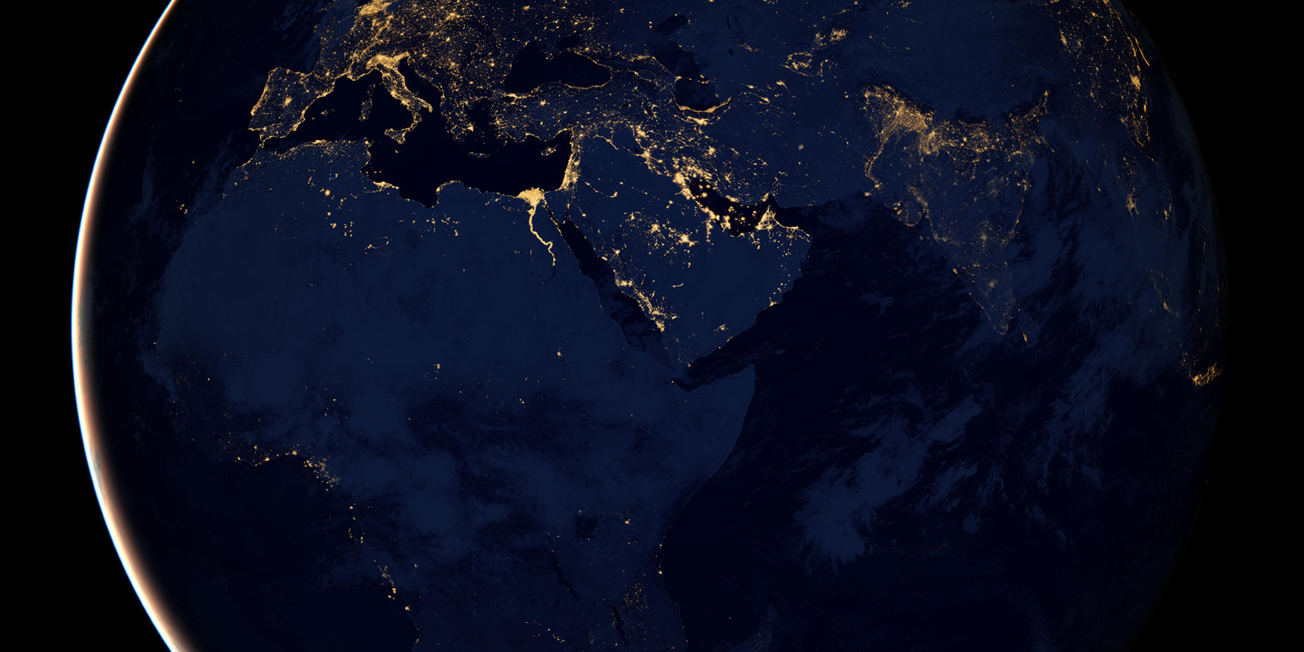 
Reading between the lights of a satellite image. | Image courtesy of NASA Goddard Space Flight Center