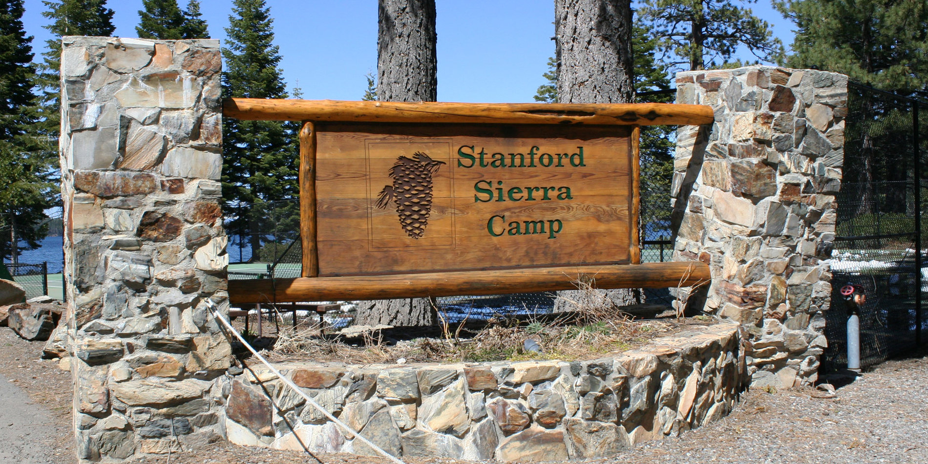 Sierra Camp entrance sign 