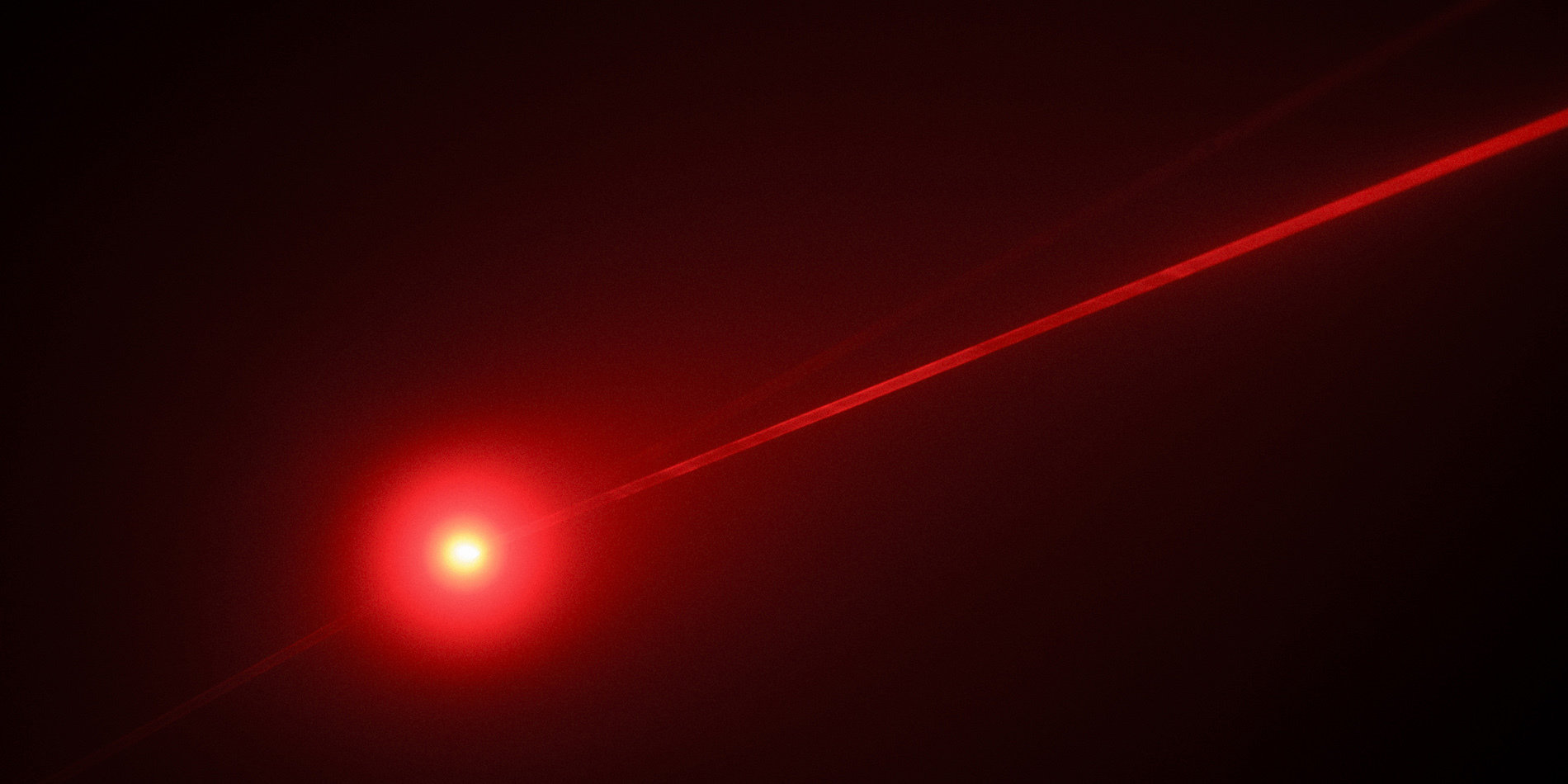Image of a red laser beam.