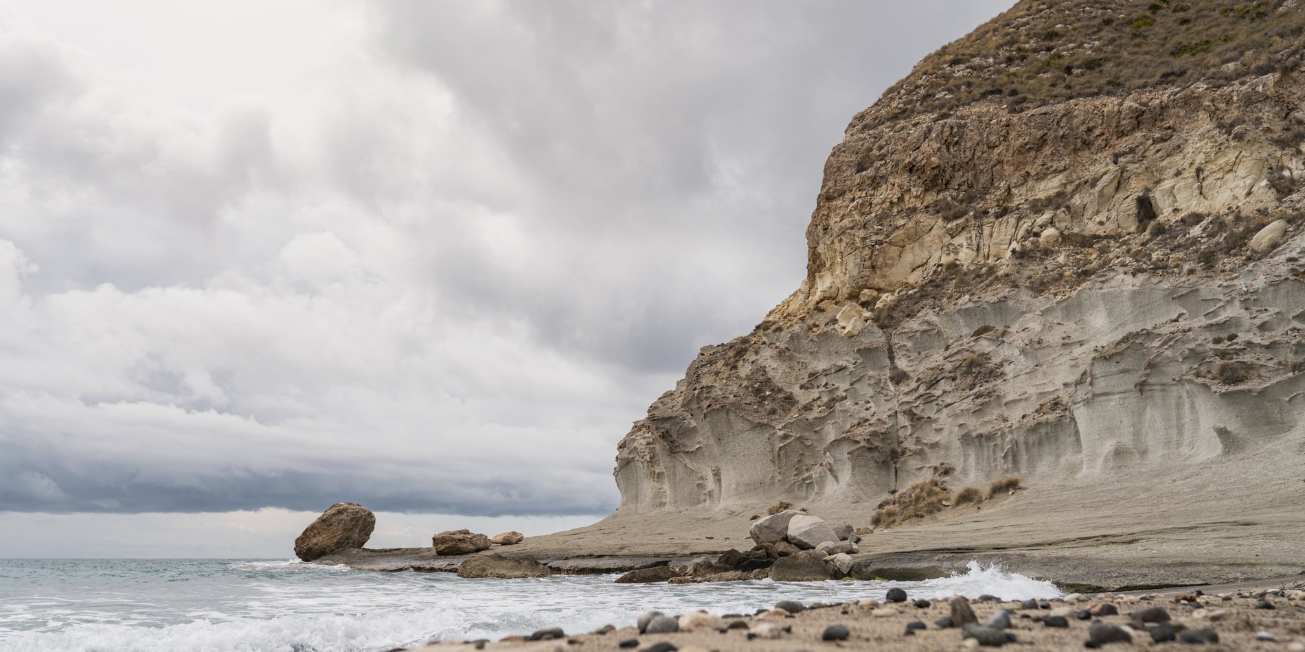 Geological coastal cliffs
