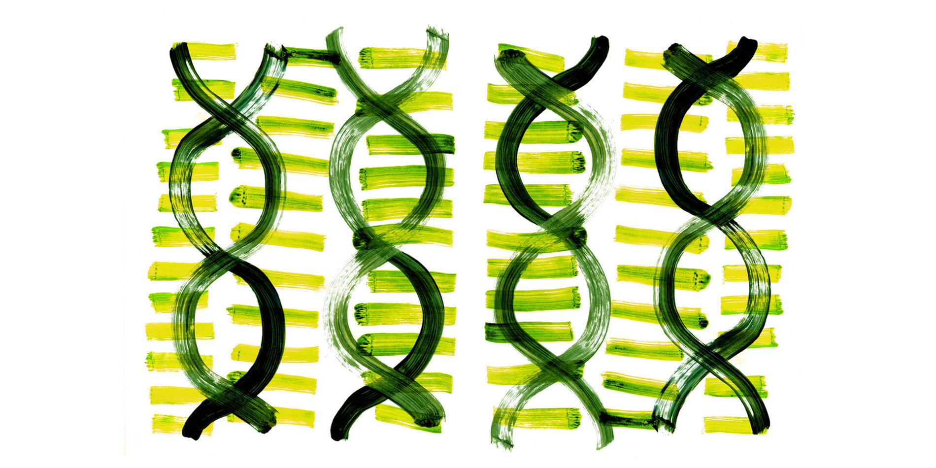 Abstract illustration of DNA helix