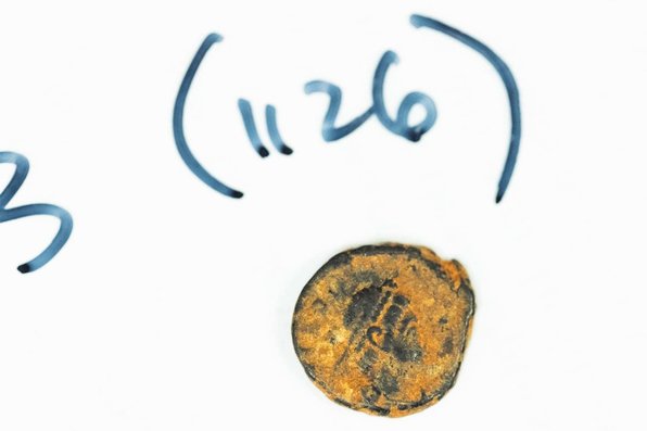 An ancient coin