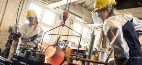 Students in Stanford's Product Realization Lab foundry